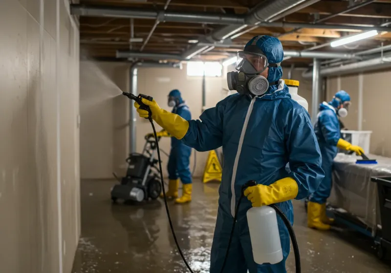 Basement Sanitization and Antimicrobial Treatment process in Clay County, NE